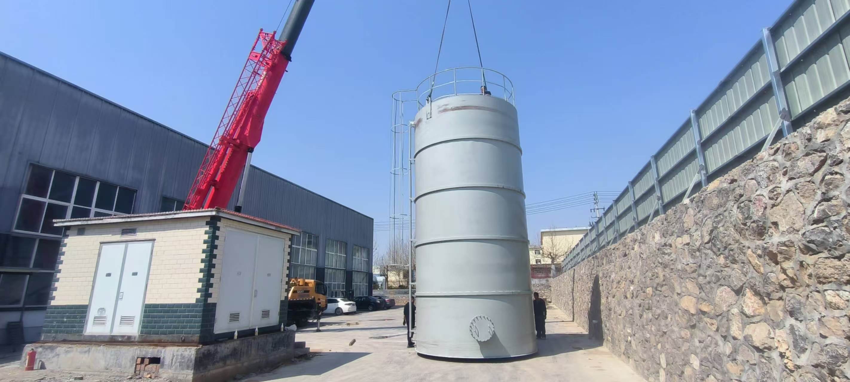 产能扩容再添力！盛坤新材料新增 4 台水处理药剂储罐，全力保障客户需求